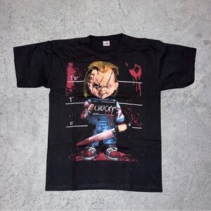 Chucky Black Graphic T-Shirt XL